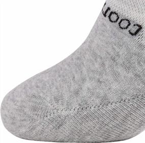 img 2 attached to Оставайтесь стильными: женские нескользящие носки для йоги EnerWear - 4 шт. в упаковке