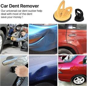 img 1 attached to 🚗 3 Pack NJ FOREVER Dent Puller Suction Cup - Powerful Car Dent Remover, Auto Body Dent Removal Kit for Glass Lifting and Car Dent Repair