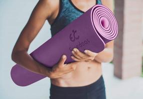 img 1 attached to Upgrade Your Yoga Experience With Ewedoos Non-Slip TPE Yoga Mat - Eco-Friendly, Thick, And Perfect For Pilates And Floor Exercises - Comes With Carry Strap!