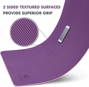 img 3 attached to Upgrade Your Yoga Experience With Ewedoos Non-Slip TPE Yoga Mat - Eco-Friendly, Thick, And Perfect For Pilates And Floor Exercises - Comes With Carry Strap!