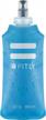 fitly soft flask - 12 oz (350 ml) - shrink as you drink soft water bottle for hydration pack - folding water bottle ideal for running, hiking, cycling, climbing & rigorous activity (flask350) logo
