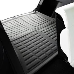 img 4 attached to 🚗 Enhance Interior Protection with EVNV Tesla Model Y Trunk Mat 2022 - Waterproof & Easy to Clean - Non-Skid 3D Fit - Spill-Proof Tall Sides - Ideal Cargo Liner - Tesla Model Y Accessories (2021-2022)