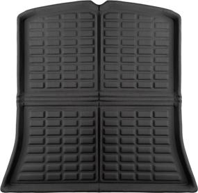 img 3 attached to 🚗 Enhance Interior Protection with EVNV Tesla Model Y Trunk Mat 2022 - Waterproof & Easy to Clean - Non-Skid 3D Fit - Spill-Proof Tall Sides - Ideal Cargo Liner - Tesla Model Y Accessories (2021-2022)