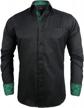 upgrade your business attire with alizeal's sleek men's slim fit dress shirt logo