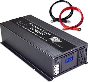 img 4 attached to 💡 Cumsetzer 3000W 48V Power Inverter: Pure Sine Wave, 110v 120v Output, LCD Display