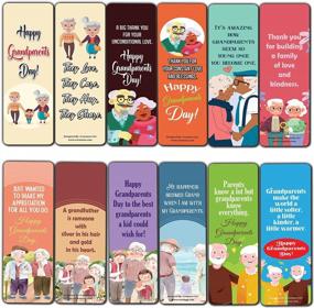 img 4 attached to 10 Sets Of 6 Creanoso Grandparents Day Bookmarks - Daily Inspiration For Adults And Professionals