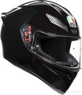 🏍 agv full face k-1 black motorcycle helmet: ultimate protection and style logo