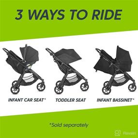 img 1 attached to 👶 Baby Jogger City Mini GT2 Stroller, Mystic: Sleek Design with Enhanced Maneuverability for Active Parents
