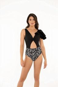 img 2 attached to MILONGA Women'S One Piece Swimsuit With Removable Pads And Internal Lining