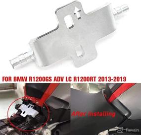 img 4 attached to Coolsheep Motorcycle Rider Seat Reduction Bracket Holder For BMW S1000XR R1200GS R1200RT LC ADV R1250 GS R RT K1600GT Silver