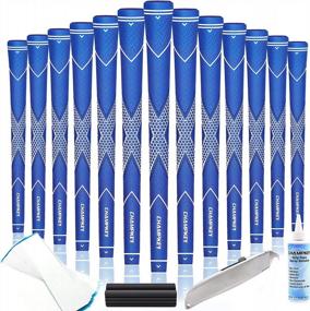 img 4 attached to Enhance Your Golf Game With CHAMPKEY Traction-X High Traction Golf Grips - Choose From 13 Strong And Durable Grips With Tapse And Kits Included!