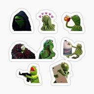 kermit meme sticker pack waterbottles logo