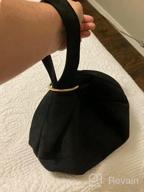 img 1 attached to Velvet Women'S Clutch Bag: Stylish Top Handle Wristlet Tote Purse review by Jamie Masloski