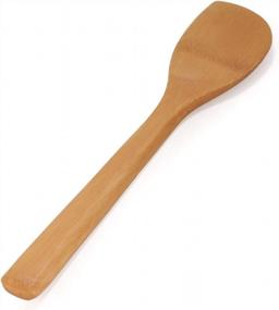 img 2 attached to 5-Piece B19 Curved Spatula/Paddle Set - Bamboo Serving & Cooking Utensils