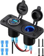 2022 kohree 12v marine outlet: dual usb charger & pd type c 3.0 socket for car, rv, motorcycle, boat, golf, atv logo