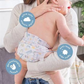 img 2 attached to ABBY&FINN Baby Diapers Size 4 - 52 Count: Chlorine Free, Eco Friendly, Hypoallergenic, Woodland Print, Super Absorbent