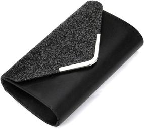 img 1 attached to ZIUMUDY Sparkle Envelope Clutches Shoulder Women's Handbags & Wallets in Clutches & Evening Bags