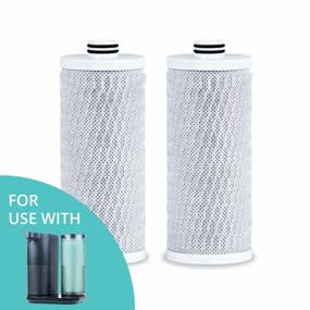 img 4 attached to Aquasana Countertop Water Filter Replacement Cartridge - 2 Pack | Clean Water Machine System