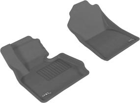 img 4 attached to 3D MAXpider Custom All Weather Select Interior Accessories ~ Floor Mats & Cargo Liners