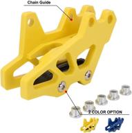 🚀 anxin motorcycle plastics chain guide guard protection for suzuki dr-z400 2000-2004 dr-z400e 2000-2007 dr-z400s 2000-2018 motorbike motocross - yellow логотип