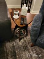 img 1 attached to INK+IVY Blaze Mid-Century Modern Style Wood Side Table - Pecan Accent Tables For Living Room - 1 Piece Small End Table. review by David Pirlet