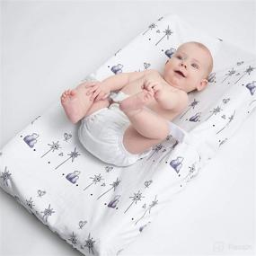 img 1 attached to 🐻 Comfortable Waterproof Changing Pad Cover with Soft Plush Minky Fabric - Bears by JumpOff Jo