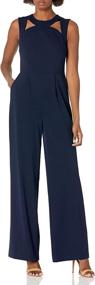 img 2 attached to Calvin Klein Womens Sleeveless Jumpsuit Women's Clothing : Jumpsuits, Rompers & Overalls