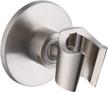 kes adhesive handheld shower head holder | drill-free wall mount bracket | brass & stainless steel construction | brushed nickel finish (c215df-bn) logo