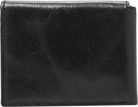 img 1 attached to 👔 Reliable Fossil Men's Execufold Wallet in Derrick Brown - A Must-Have Men's Accessory