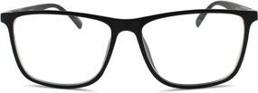 img 4 attached to 2SeeLife Men's Large Frame 👓 Reading Glasses (+4.0) for Enhanced Vision