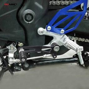 img 3 attached to 🏍️ GUAIMI Motorcycle Folding Shift Lever: Adjustable Gear Shifter Lever for YZF-R25/R3 & MT-25/MT-03 (2014-2020) - Black