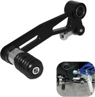 🏍️ guaimi motorcycle folding shift lever: adjustable gear shifter lever for yzf-r25/r3 & mt-25/mt-03 (2014-2020) - black логотип