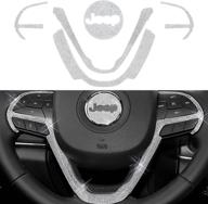 yixin steering sticker cherokee white 5pcs logo