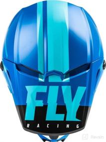 img 2 attached to Fly Racing Kinetic Thrive Helmet (Blue/White, X-Large) - Maximum Protection and Style for Riders