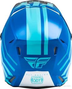 img 3 attached to Fly Racing Kinetic Thrive Helmet (Blue/White, X-Large) - Maximum Protection and Style for Riders