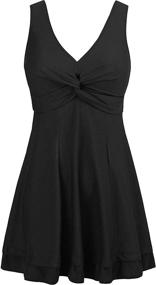 img 4 attached to Wantdo Swimwear Swimsuit Large Dress Women's Clothing ~ Swimsuits & Cover Ups
