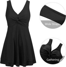 img 1 attached to Wantdo Swimwear Swimsuit Large Dress Women's Clothing ~ Swimsuits & Cover Ups