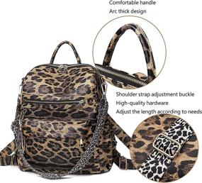 img 2 attached to 🎒 Versatile and Chic: Women's Convertible Colorful Backpack Handbags & Wallets - The Ultimate Fashion Accessory!