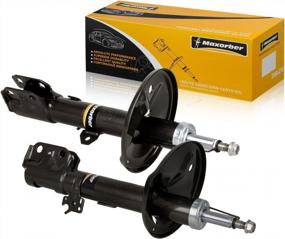 img 4 attached to Upgrade Your Ride: Maxorber Front Pair Shock Absorbers For Toyota RAV4 2001-2005