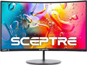 img 1 attached to Sceptre C248W-1920RN Curved Monitor: 75Hz, Adaptive Sync, Built-in Speakers