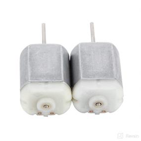 img 2 attached to 🚗 12V DC Car Door Lock Actuator Motor 22mm D Spindle Shaft Power Locking Repair Engine FC-280SC-20150, 1 Pair