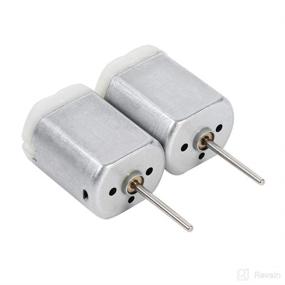 img 4 attached to 🚗 12V DC Car Door Lock Actuator Motor 22mm D Spindle Shaft Power Locking Repair Engine FC-280SC-20150, 1 Pair