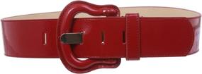 img 2 attached to Womens Western Patent Fashion Leather Women's Accessories ~ Belts