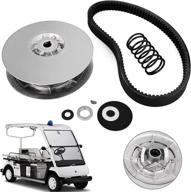 upgrade your yamaha gas golf cart with the bestauto rear driven clutch kit - high-quality secondary clutch driven kit with belt for g2-g22 models 1985+ - in silver логотип