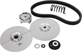 img 3 attached to Upgrade Your Yamaha Gas Golf Cart with the Bestauto Rear Driven Clutch Kit - High-Quality Secondary Clutch Driven Kit with Belt for G2-G22 Models 1985+ - in Silver