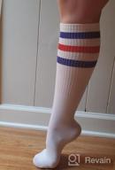 img 1 attached to Leotruny 3 Pairs Over The Calf Tube Socks review by Sherrill Stockwell
