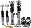maxpeedingrods adjustable coilovers for bmw e36 3 series 1992-1999 316i 318i 318is 318ic 323i 323ic 323is 328i 328is 328ic m3 24 damping levels shock absorber suspension amortiguador logo