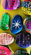 img 1 attached to 🎨 BigOtters 12 Mandala Painted Kindness Rocks, 2-3 inches, Ideal Easter Gifts. Perfect for Kids and Adults. Weighs Approximately 3.7 Pounds. review by Ario Rojas