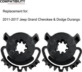 img 1 attached to 🔧 HVAC Blend Door Actuator Gear Kit for Jeep Grand Cherokee Dodge Durango 2011-2017 - Replace 68214880AA 926-133 22133 - Heater Blend Door Actuator Gears