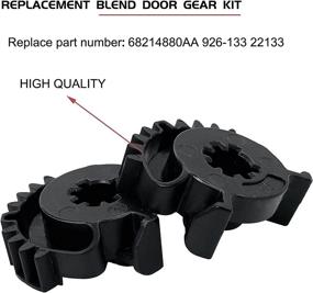 img 3 attached to 🔧 HVAC Blend Door Actuator Gear Kit for Jeep Grand Cherokee Dodge Durango 2011-2017 - Replace 68214880AA 926-133 22133 - Heater Blend Door Actuator Gears